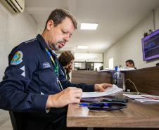 Cães farejadores apoiam Operação Faro no Pátio de Triagem da Portos do Paraná