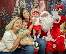 Natal Solidário: Papai Noel recebe crianças até quinta-feira no Palácio Taguaré