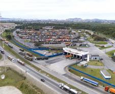 Pátio de Triagem do Porto de Paranaguá recebe mais de meio milhão de caminhões em 2025