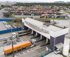 Pátio de Triagem do Porto de Paranaguá recebe mais de meio milhão de caminhões em 2025