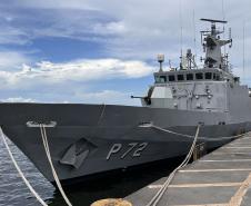 Navios-Patrulha da Marinha fazem parada estratégica no Porto de Paranaguá