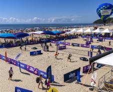 Arena Portos do Paraná em Caiobá recebe um dos maiores torneios de beach tennis do mundo