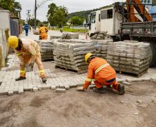 Obras viárias da Portos do Paraná em Antonina chegam a 50% e transformam acessos ao porto