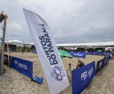 Beach tennis movimenta o litoral no Verão Maior 2026, com apoio da Portos do Paraná