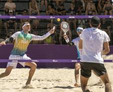 Arena Portos do Paraná em Caiobá recebe um dos maiores torneios de beach tennis do mundo
