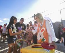 Mais de 1.500 kits são distribuídos em ação de Páscoa da Portos do Paraná