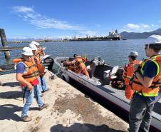 Simulado testa protocolo de “homem ao mar” no Porto de Paranaguá