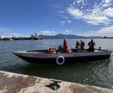 Simulado testa protocolo de “homem ao mar” no Porto de Paranaguá