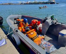 Simulado testa protocolo de “homem ao mar” no Porto de Paranaguá