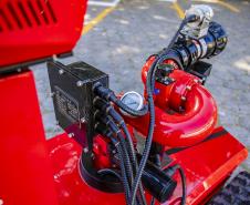 Robô de combate a incêndio é testado no Porto de Paranaguá