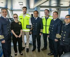 Porto de Paranaguá recebe navio sustentável em viagem inaugural