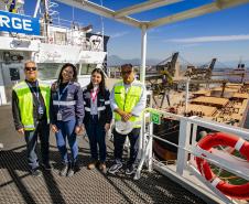 Porto de Paranaguá recebe navio sustentável em viagem inaugural