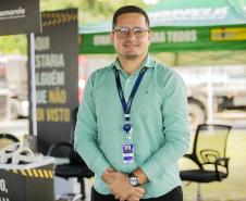 Maio Amarelo alerta caminhoneiros no Pátio de Triagem