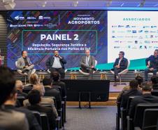 Portos do Paraná expôs seu modelo de eficiência portuária no lançamento do Movimento Agroportos