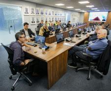 Membros do Movimento Pró-Paraná estiveram reunidos com o Presidente da Portos do Paraná no Palácio Taguaré