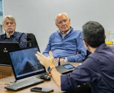 Membros do Movimento Pró-Paraná estiveram reunidos com o Presidente da Portos do Paraná no Palácio Taguaré