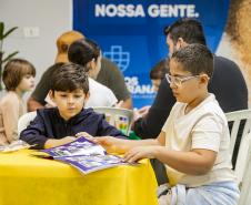 Evento foi marcado pela troca de figurinhas, interação e celebrar a paixão pelo futebol