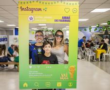 Evento foi marcado pela troca de figurinhas, interação e celebrar a paixão pelo futebol