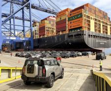 Importação de veículos cresce 382% e novas marcas chegam ao Porto de Paranaguá