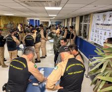 Fórum reúne 36 profissionais de segurança que atuam nos portos do Paraná, São Paulo e Santa Catarina
