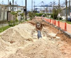 Obras avançam na rua Manoel Corrêa
