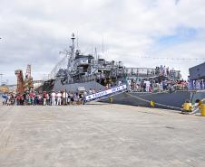 Mais de 3 mil pessoas visitam a Fragata União, em Paranaguá