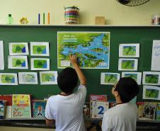 Mapa criado pela Appa é usado em salas de aula do Litoral