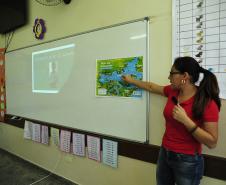 Mapa criado pela Appa é usado em salas de aula do Litoral