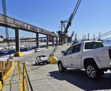 Porto de Paranaguá tem operação inédita para veículos