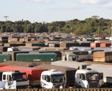 Pátio de Triagem do Porto de Paranaguá recebeu mais de 110 mil caminhões no primeiro trimestre do ano