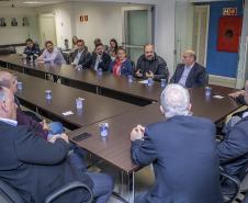 Na primeira reunião com integrantes do Governo do Estado e iniciativa privada, foi discutido o melhor local de parada dos navios e a possibilidade de embarque e desembarque de passageiros. 