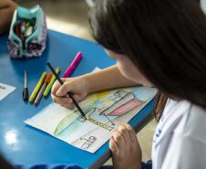 Atividade da empresa pública faz parte do Projeto Porto Escola. Concurso é aberto para todos os alunos de 5º ano, da Rede Pública Municipal de Ensino, que visitaram o Porto de Paranaguá de março até o último dia 13 de junho. São 17 escolas participantes 