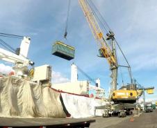 Só o Porto de Antonina, registrou um aumento de 143% na movimentação de adubo