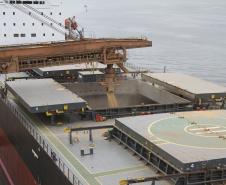 O Corredor de Exportação do Porto de Paranaguá, exportou, de janeiro até agora, 3,4 milhões de toneladas de grãos. O volume é 37% superior ao registrado no ano passado. O embarque diário realizado no corredor tem sido de 65 mil toneladas, em média. 