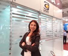 Outro parceiro do Porto de Paranaguá na feira deste ano, foi a empresa Cattalini Terminais Marítimos. Para Carla Nietch (foto), gerente comercial, a feira comprova que 2012 está sendo um ótimo ano para quem atua na área de logística. 