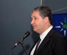 Ele foi convidado para fazer uma apresentação sobre os portos paranaenses e esclarecer dúvidas acerca da administração, infraestrutura e desafios logísticos dos portos de Paranaguá e Antonina.