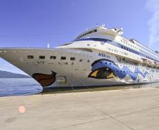 O navio deverá atracar no berço 208, bem em frente ao portão principal do Porto de Paranaguá