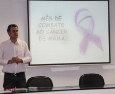 O evento, realizado no auditório do Centro Administrativo, foi em parceria com o Movimento Nós Podemos Paranaguá/PR - SESI/FIEP e teve o apoio da Secretaria de Estado da Saúde, Regional de Saúde do Paraná (Litoral), Rede Feminina de Combate ao Câncer de Paranaguá e Secretária Municipal de Saúde.

