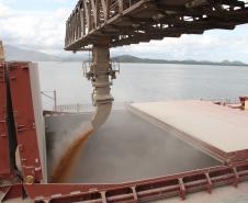 As exportações representam quase 56,5% da movimentação geral registradas pelos portos de Paranaguá e Antonina em 2012. Esse volume - mais de 44,6 milhões de toneladas - é um novo recorde histórico; 9% maior em relação aos 41 milhões movimentados em 2011. 