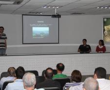 Para marcar o mês do Meio Ambiente, painel sobre a diversidade de espécies da Baía de Paranaguá também foi inaugurado, na tarde desta quarta-feira (12).