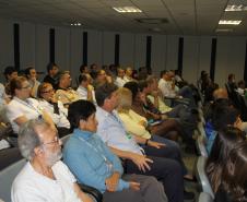 Para marcar o mês do Meio Ambiente, painel sobre a diversidade de espécies da Baía de Paranaguá também foi inaugurado, na tarde desta quarta-feira (12).