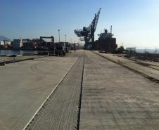 Investimentos privados na ordem de R$ 365 milhões foram realizados para a construção do novo berço e compra de equipamentos. Obra aumentará a capacidade do terminal e permitirá a atracação de navios de maior porte