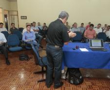 Desta vez no Oeste do Estado, em Cascavel, o diretor empresarial falou sobre a infraestrutura – as melhorias e ações – dos Portos do Paraná.