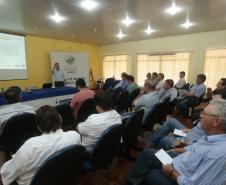 Desta vez no Oeste do Estado, em Cascavel, o diretor empresarial falou sobre a infraestrutura – as melhorias e ações – dos Portos do Paraná.