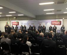 Superintendente da Appa, Luiz Henrique Dividino, palestrou durante o painel que abriu a Intermodal 2014. A Appa participa da feira com cerca de 30 parceiros.