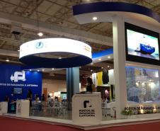 Superintendente da Appa, Luiz Henrique Dividino, palestrou durante o painel que abriu a Intermodal 2014. A Appa participa da feira com cerca de 30 parceiros.