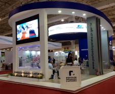 Superintendente da Appa, Luiz Henrique Dividino, palestrou durante o painel que abriu a Intermodal 2014. A Appa participa da feira com cerca de 30 parceiros.