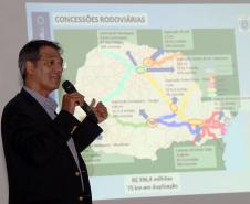 O secretário de estado da infraestrutura e logística do Paraná, José Richa Filho partcipou ontem, em Cornélio Procópio, de mais uma edição do Porto no Campo. 