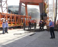 Durante quase um mês, engenheiros, projetistas e técnicos da segurança no trabalho fizeram os cálculos para que a operação saísse perfeita