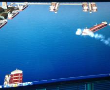Teste comprova viabilidade do novo projeto de pier em “F” do Porto de  Paranaguá